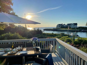 Waterfront Hamptons house, private beach, 30ft boat dock and nearby Golf Courses